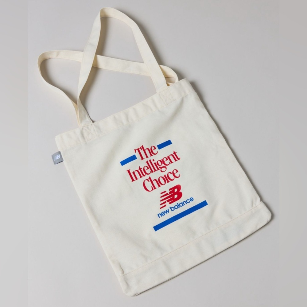 New Balance Graphic Cotton Tote Bag OS NEW NWT LAST ONE